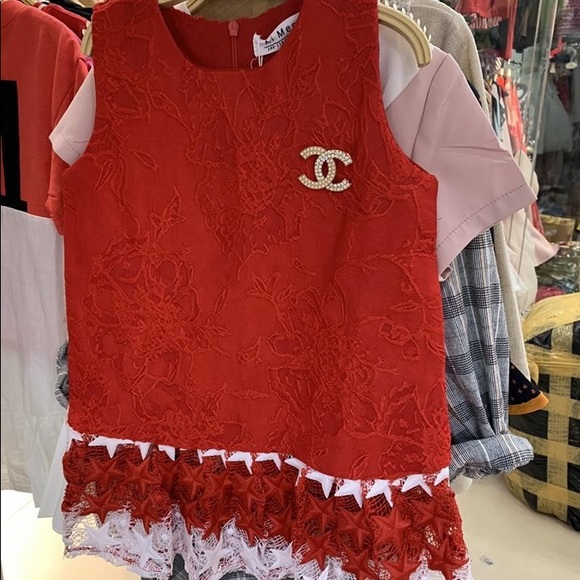 Baby Girl Gorgeous Red Dresses - Picture 1 of 1